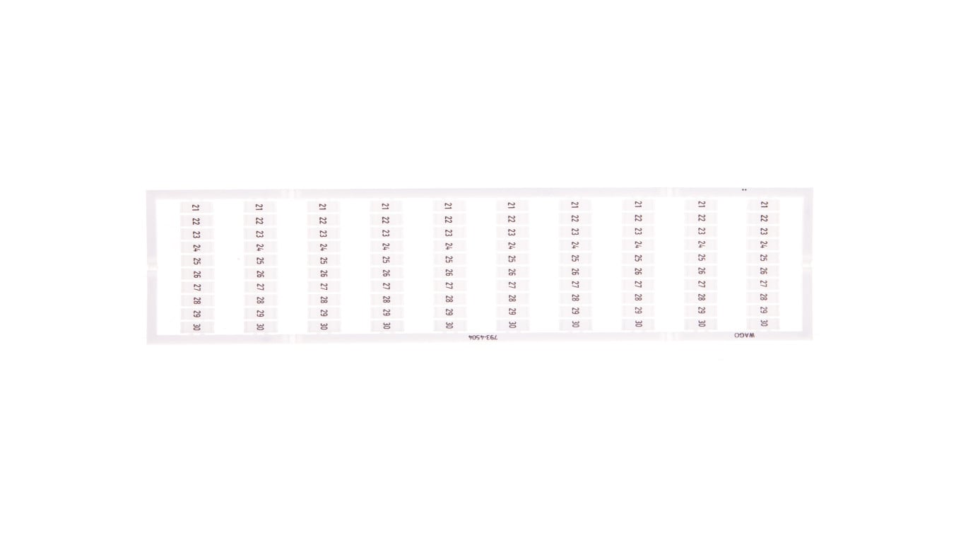 Oznaczniki WMB 10x 21-30 793-4504 /5szt./