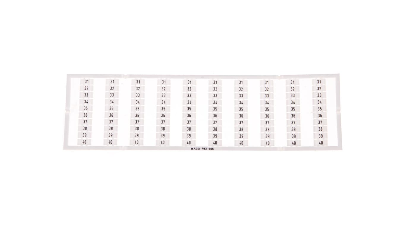 Oznaczniki WMB 10x 31-40 793-605 /5szt./