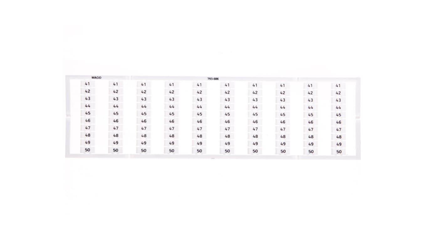 Oznaczniki WMB 10x 41-50 793-606 /5szt./