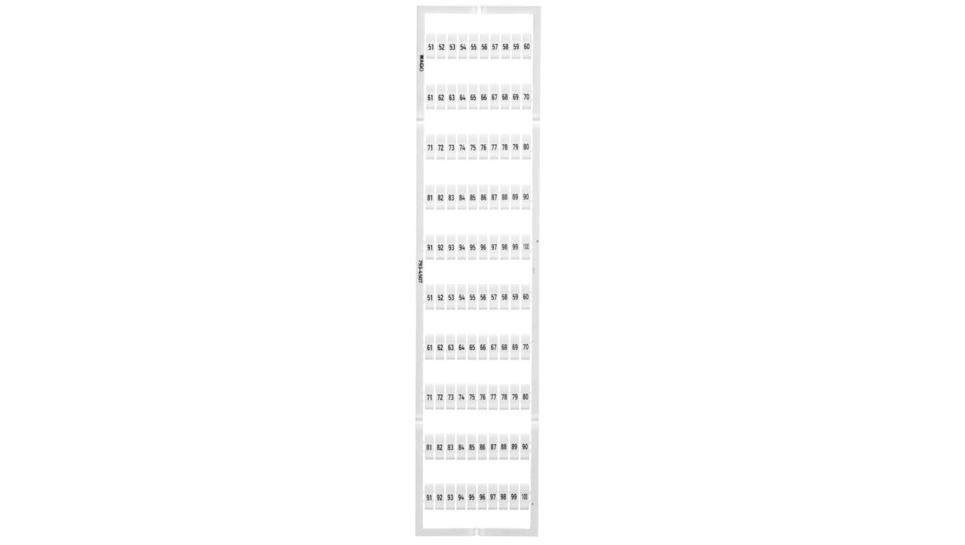 Oznaczniki WMB 2x 51-100 793-4507 /5szt./