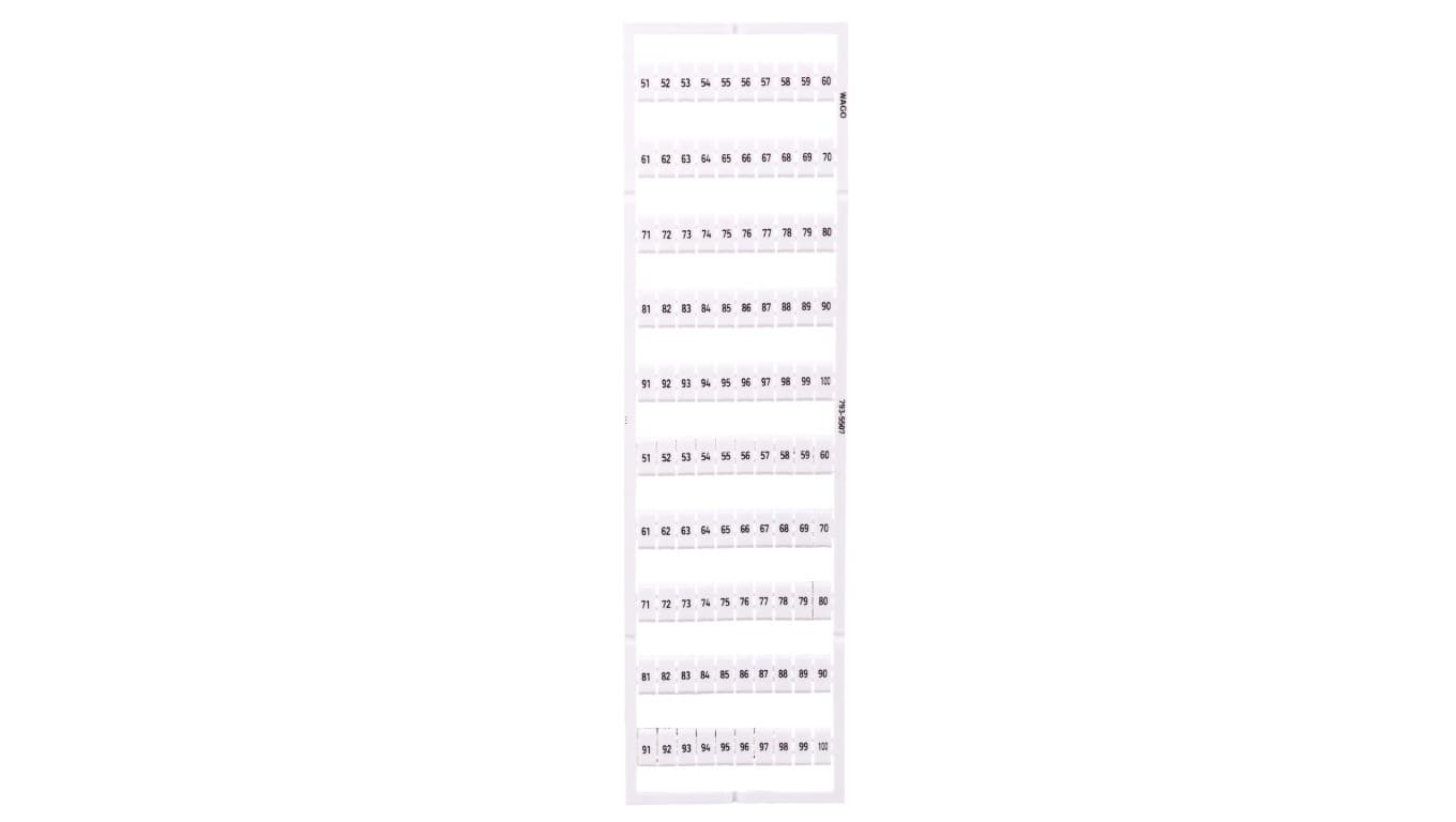 Oznaczniki WMB 2x 51-100 793-5507 /5szt./