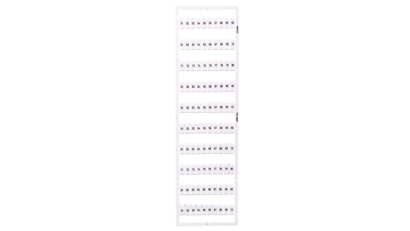 Oznaczniki WMB 2x 51-100 793-5507 /5szt./