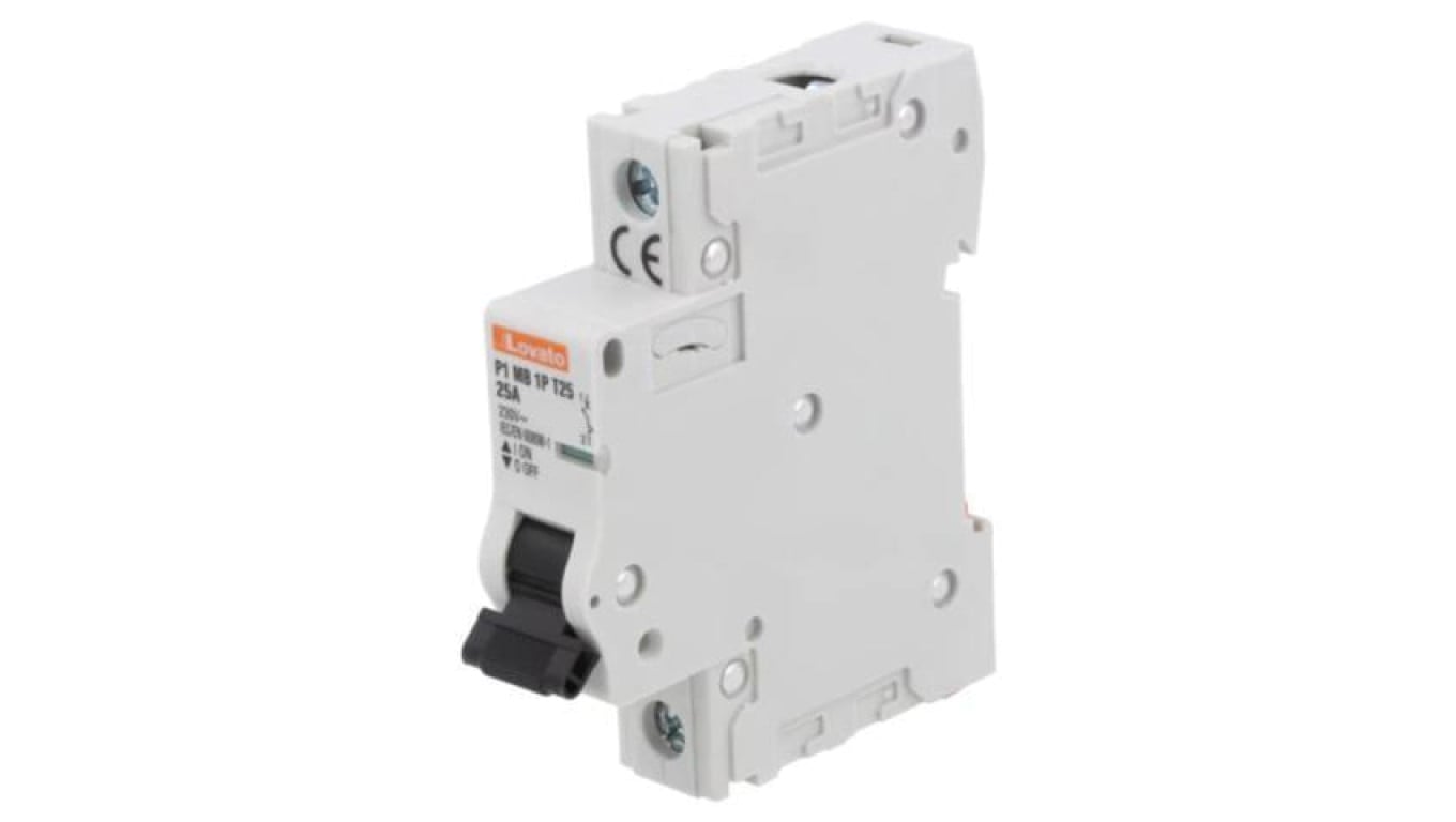 P1MB1PT25 Wyłącznik taryfowy, Bieguny: 1, 25A
