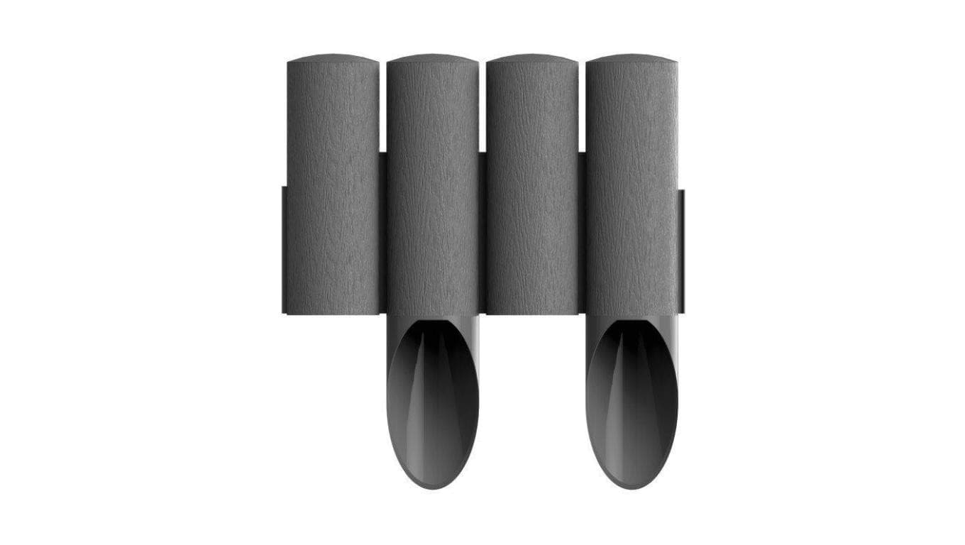 PALISADA OGRODOWA STANDARD14,5CM*2,3MB GRAFITOWA
