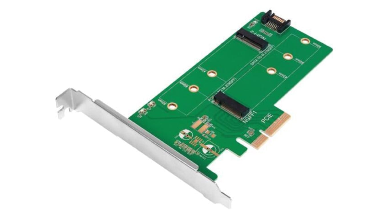 Karta PCIe M.2 SATA SSD PC0083
