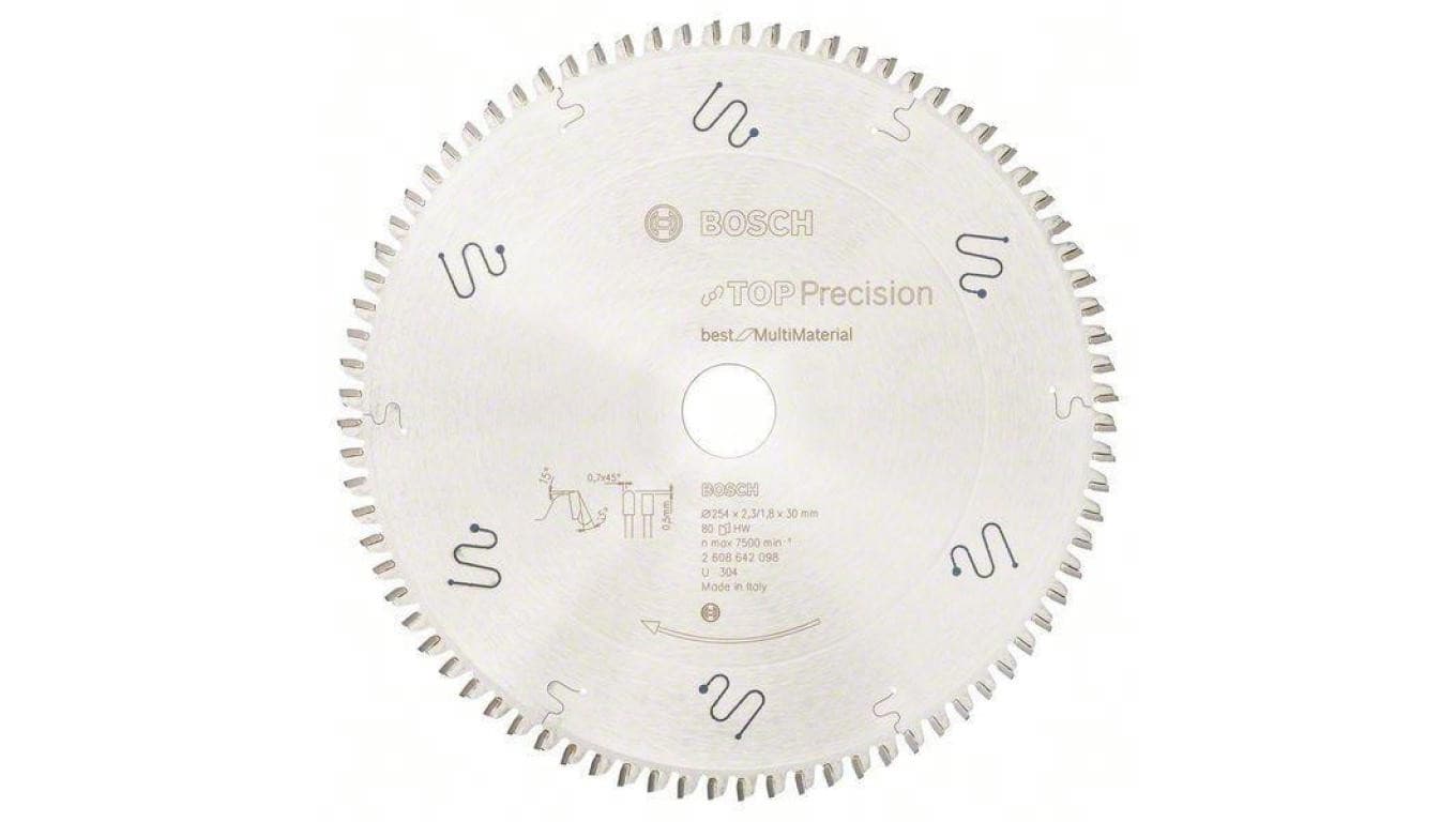 PIŁA TARCZOWA TOP PRECISION BEST FOR MULTI MATERIA 254*30/80