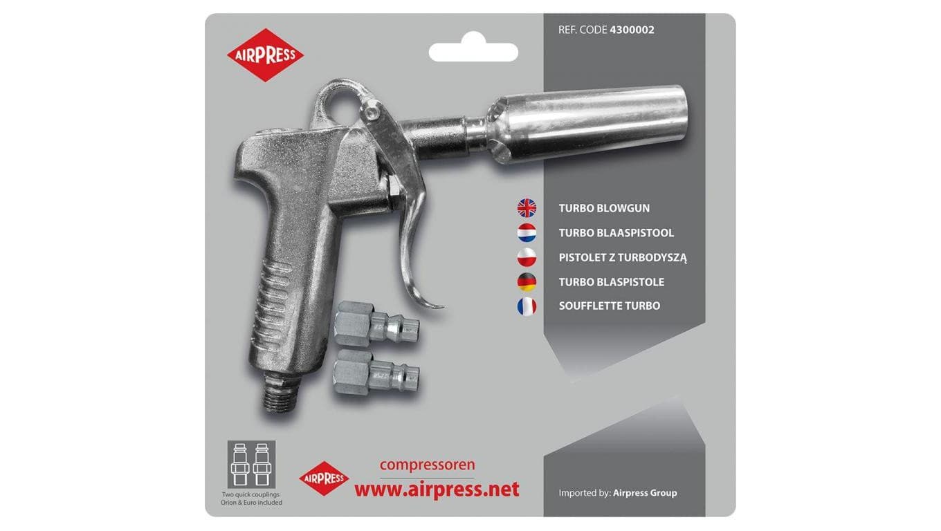 PISTOLET DO PRZEDMUCHU Z TURBODYSZĄ
