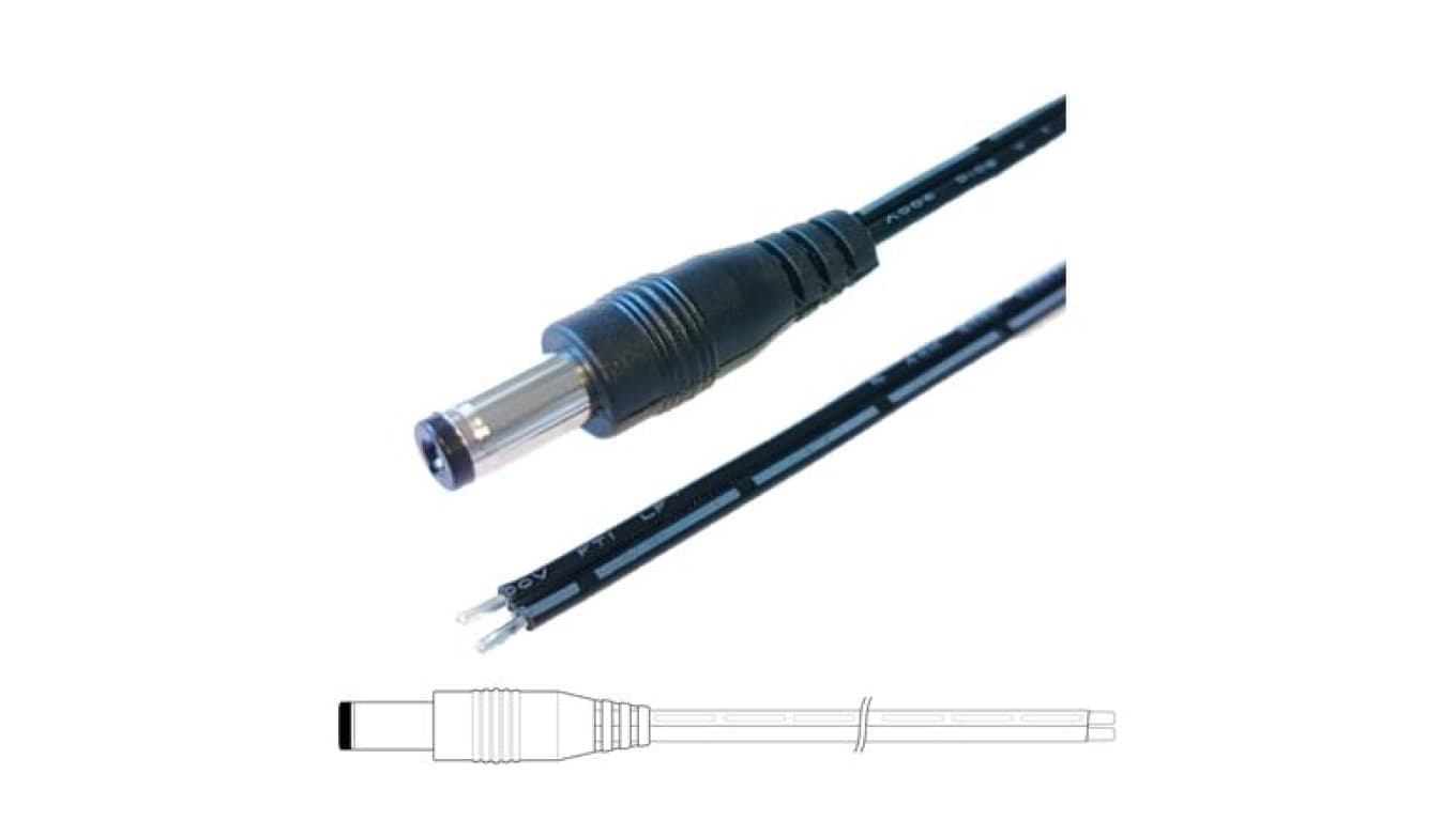 POSDC-T-P21S-1.0 kabel zasilający TLYp0,5 wtyk 2155 prosty L=1000mm