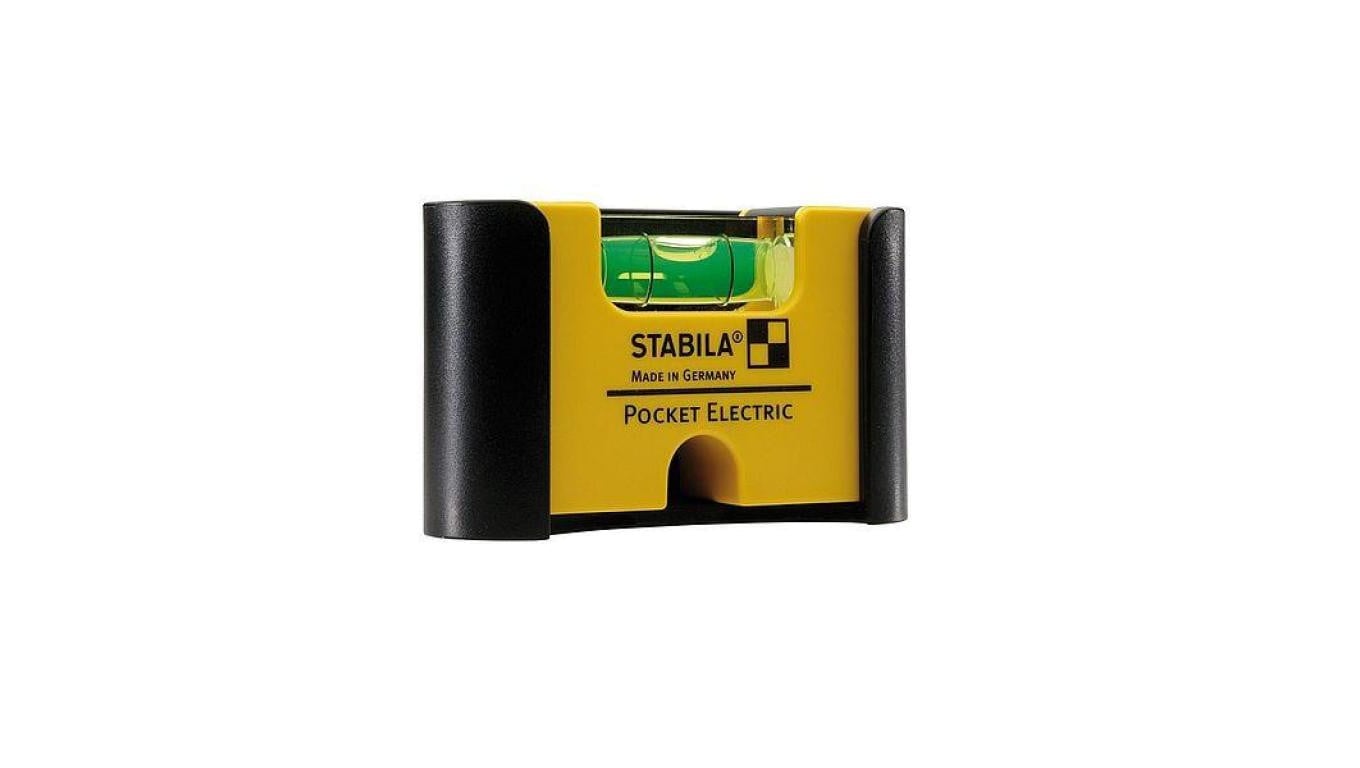 POZIOMICA STABILA POCKET ELECTRIC 6,7 CM, Z KLIPSEM NA PASEK