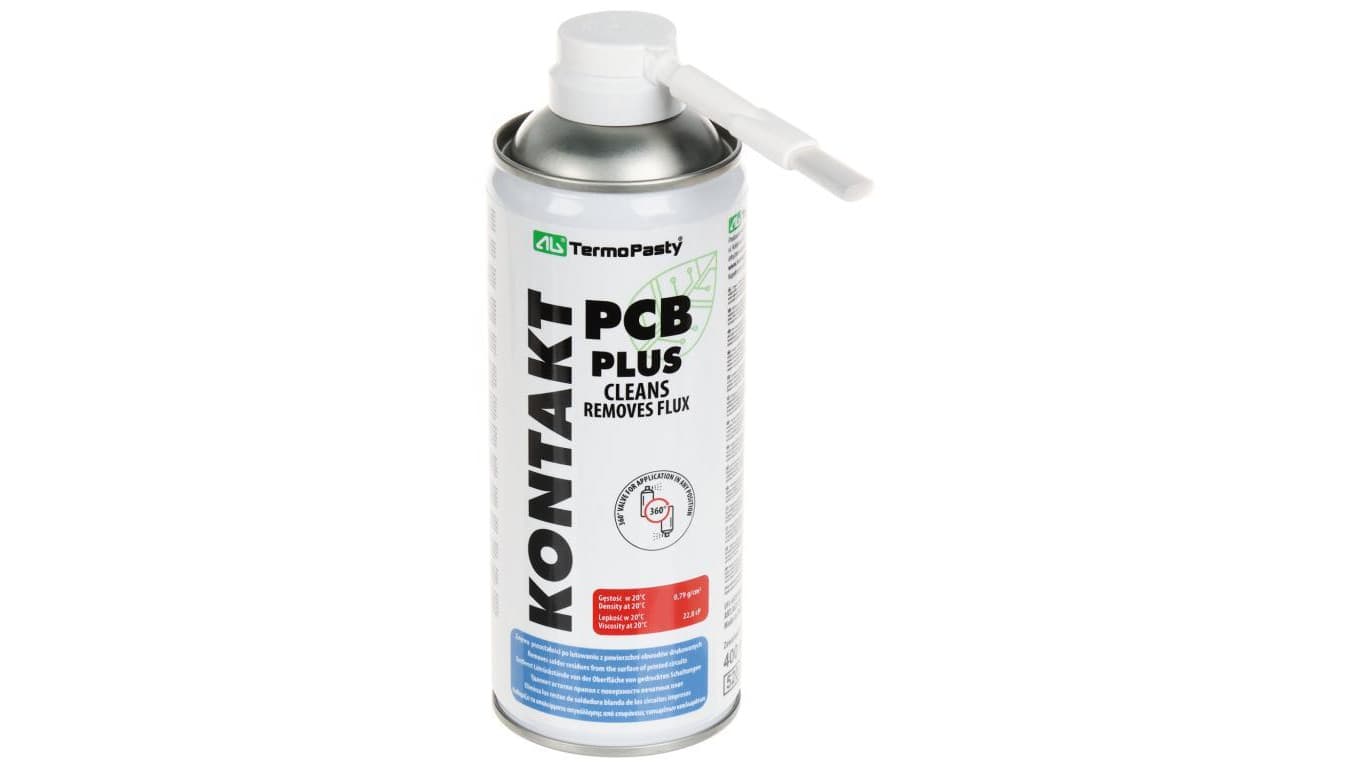 PREPARAT DO CZYSZCZENIA PŁYTEK PCB KONTAKT-PCB-PLUS/400 SPRAY 400ml AG TERMOPASTY