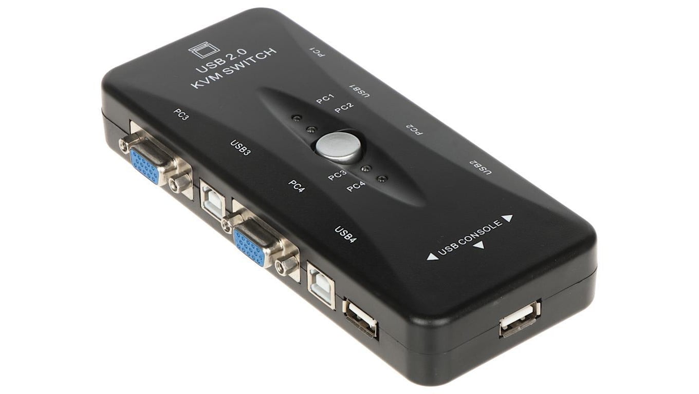 PRZEŁĄCZNIK VGA + USB VGA+USB-SW-4/1