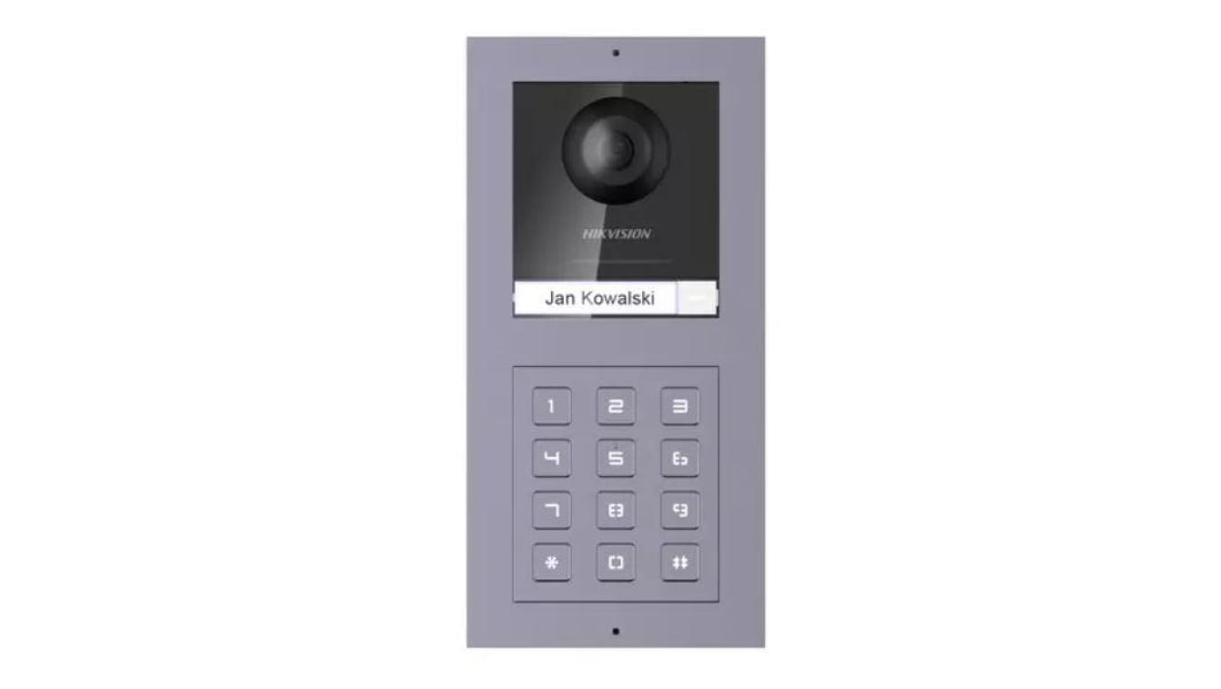 Panel bramowy modułowy Hikvision kamera + szyfrator