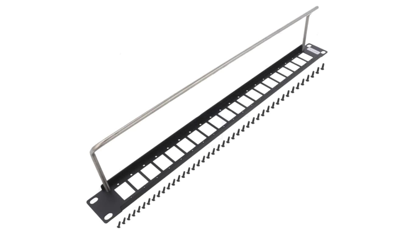 Patch panel adapter montażowy SLIM RACK przykręcany 29mm CP30162