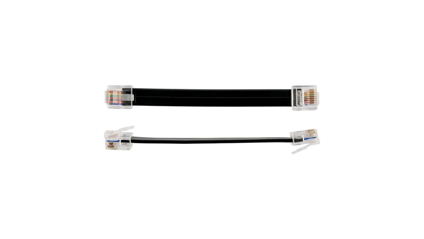 Patchcord - kabel krosowy, RJ45/RJ45, 20cm, płaski, typu ADD-PC20