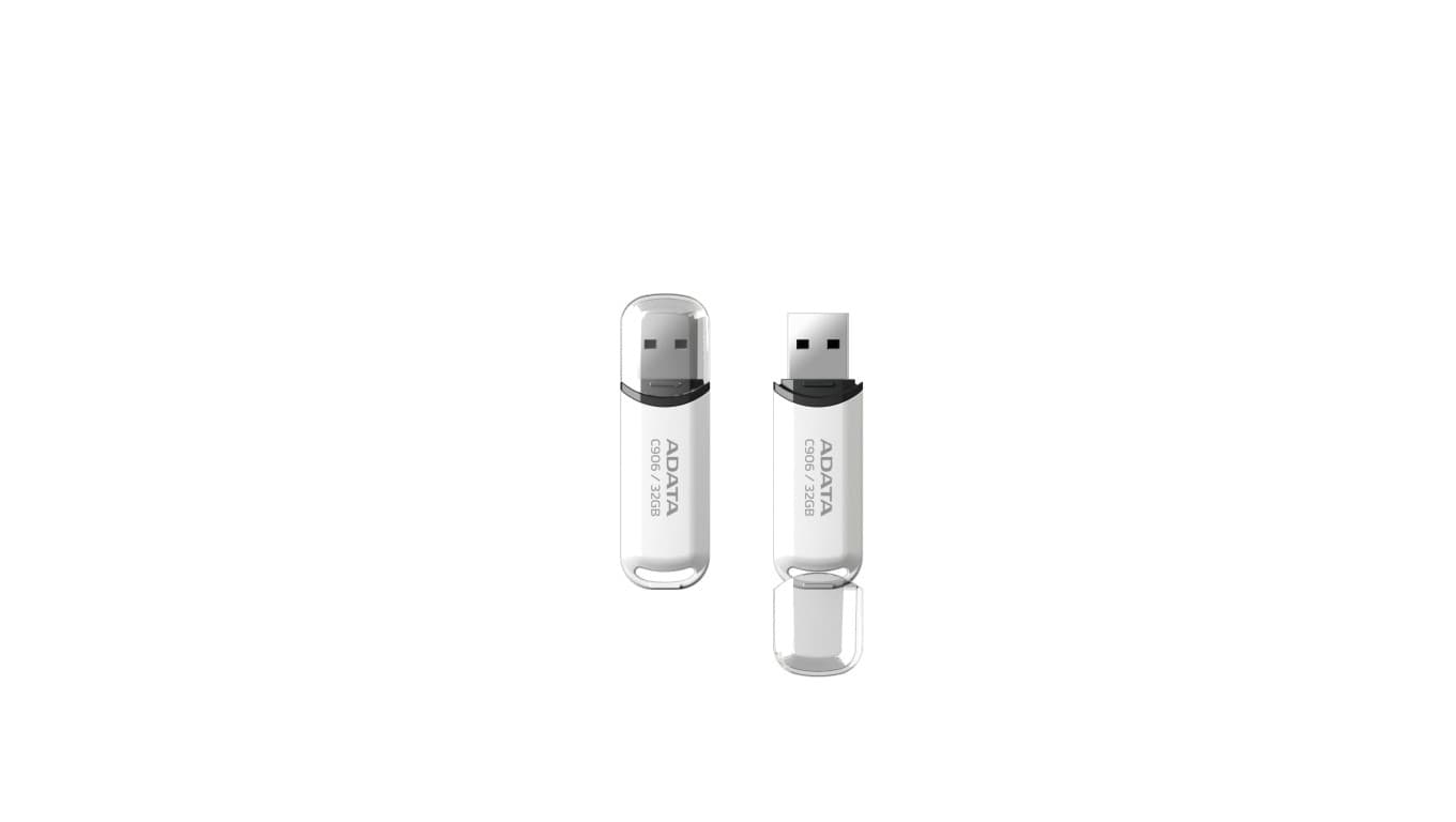 Pendrive ADATA C906 AC906-32G-RWH (32GB USB 2.0 kolor biały)