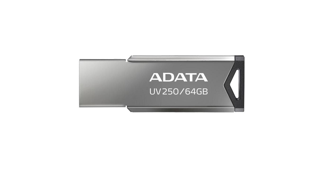Pendrive ADATA UV250 AUV250-64G-RBK (64GB USB 2.0 kolor srebrny)