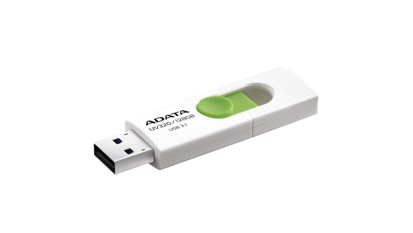 Pendrive ADATA UV320 AUV320-128G-RWHGN (128GB USB 3.0 kolor biały)