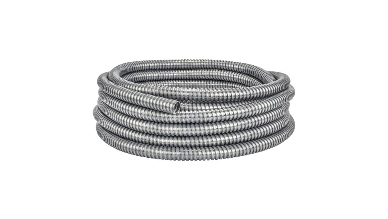 Peszel ochronny metalowy Anaconda Multiflex roz.25 25/21,2mm bezhalogenowy samogasnący rura karbowana elastyczna FCCN 1250N UV