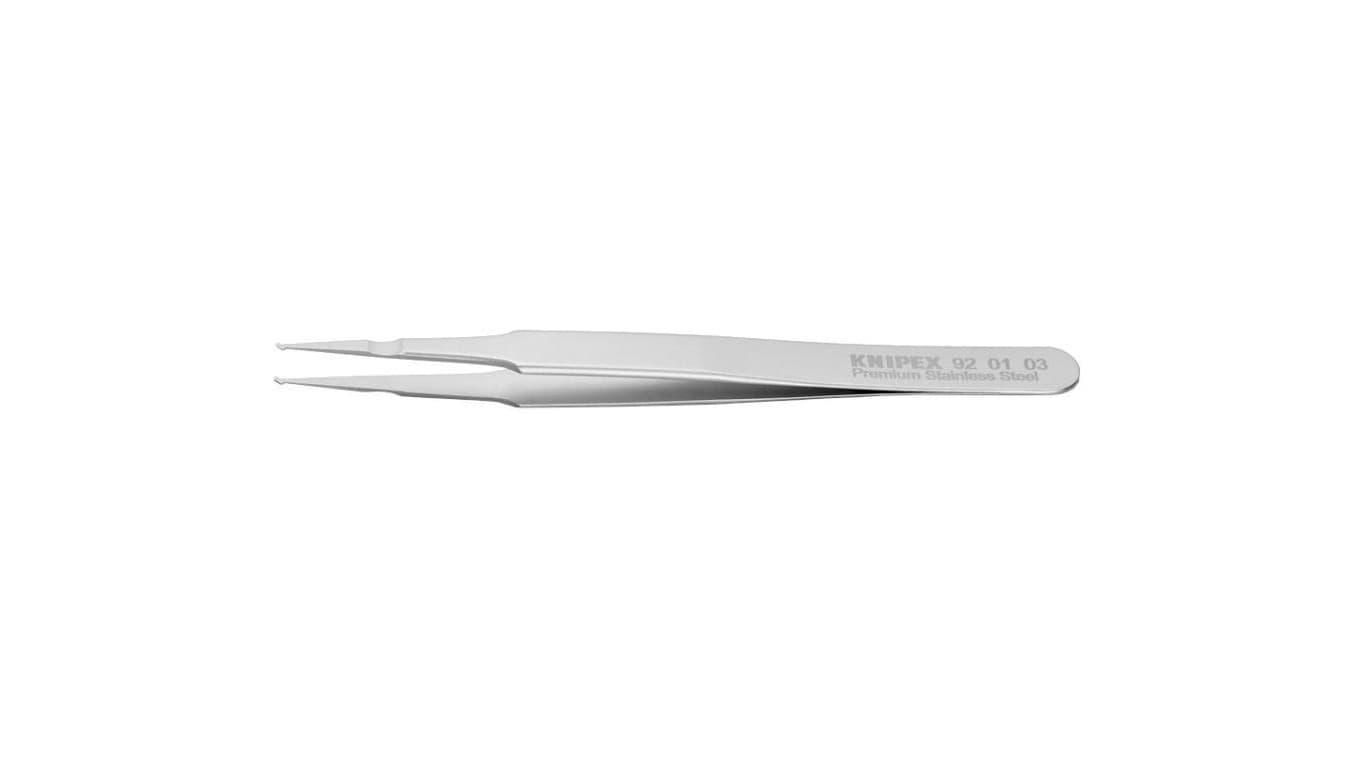 Pinceta precyzyjna do komponentów SMD 120mm prosta KNIPEX 92 01 03