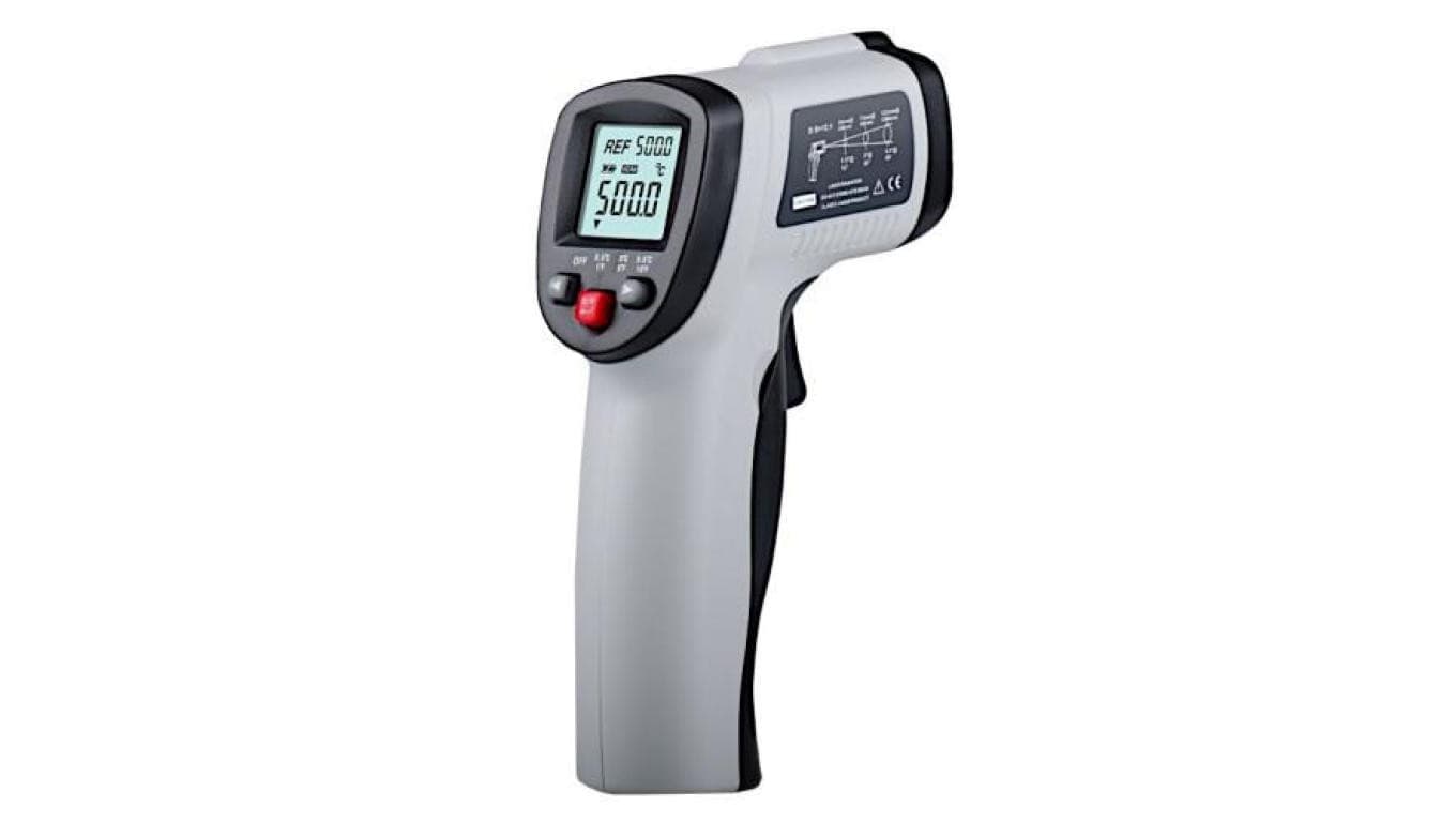 Pirometr laserowy GM550F -50 +500C wyświetlacz w 4 kolorach