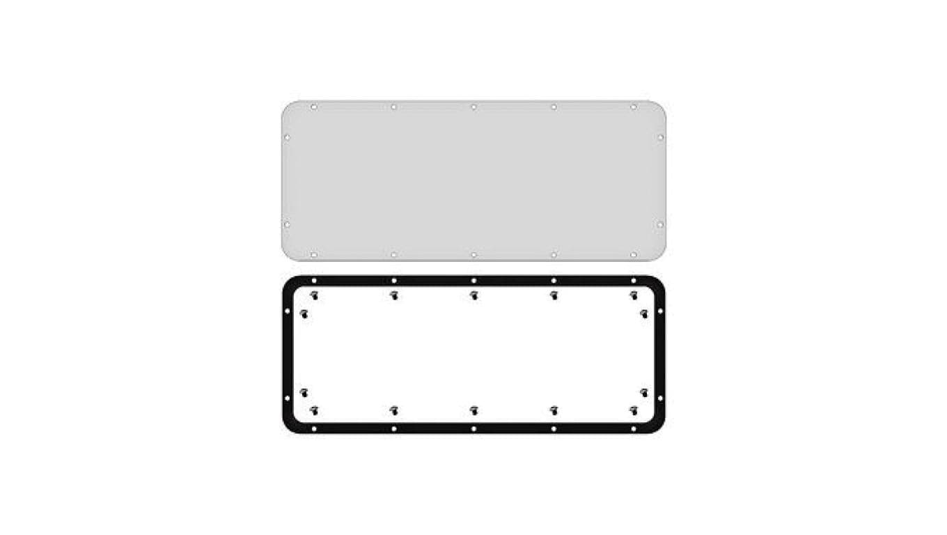 Płyta czołowa pełna WSA typu G, wycięcie W500 D190mm