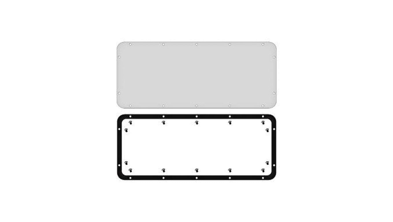 Płyta czołowa pełna WSA typu G, wycięcie W500 D190mm