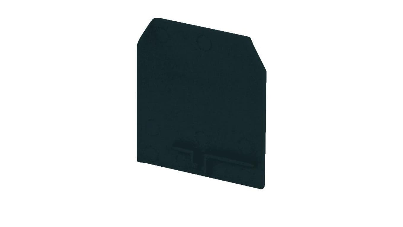 Plytka skrajna-przegroda PSU-4 czarna A41-0103