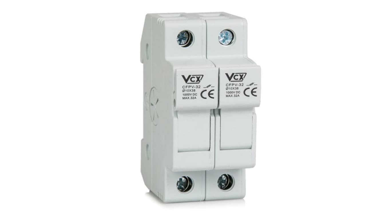 Podstawa bezpiecznikowa CFPV-32 PV 2P 10x38mm 1-32A 1000V DC
