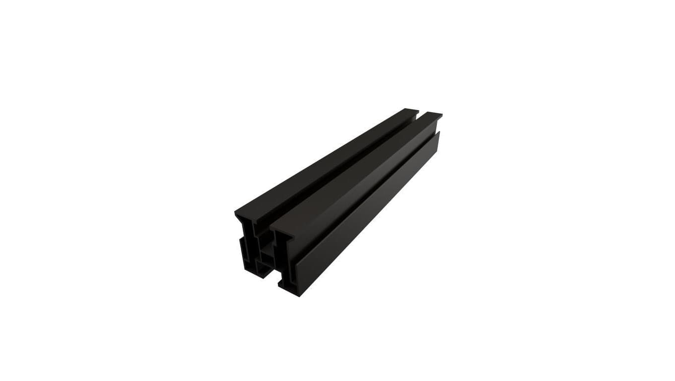 Profil montażowy 40x40 CLIP-ON L4800 (czarmy)