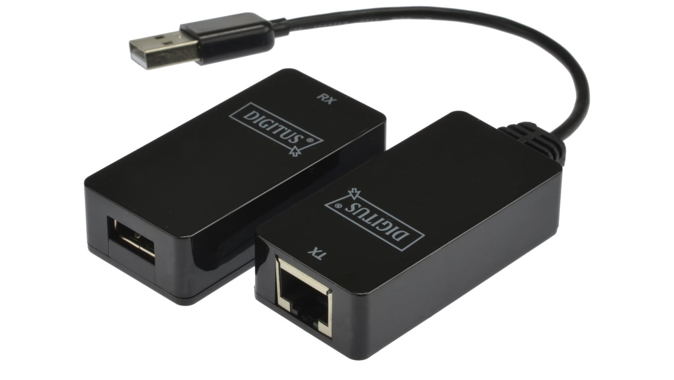 Przedłużacz USB 1.1 po skrętce kat.5e/6 UTP/SFP do 45m DA-70139-2