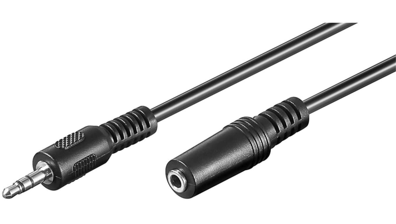 Przedłużacz do słuchawek i audio AUX, 3-pinowy 3,5 mm - Długość kabla 10 m