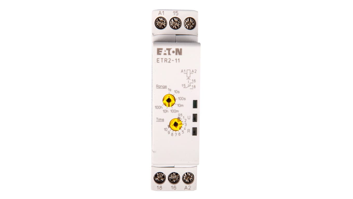 Przekaźnik czasowy 1P 3A 0,05sek-100h 24–240V AC, 24–48V DC opoźnione załączenie ETR2-11 262684