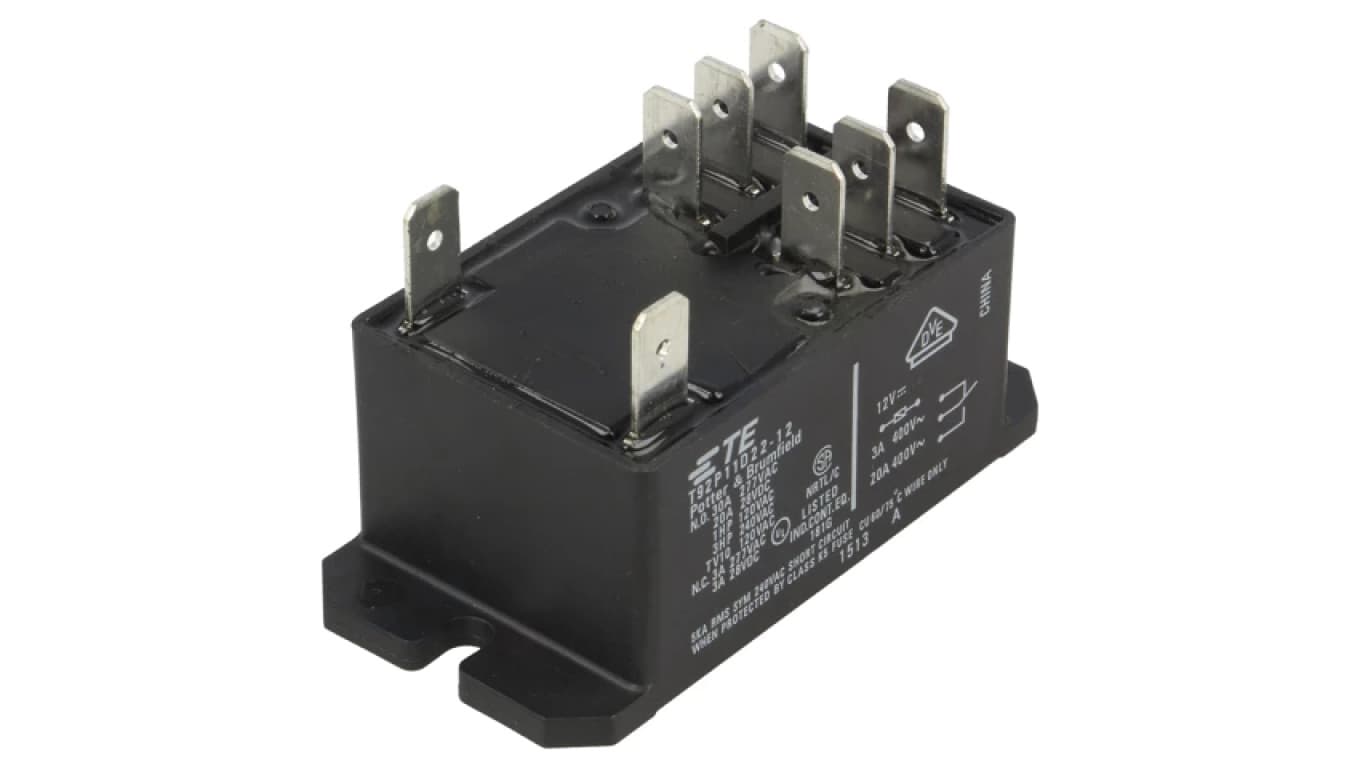 Przekaźnik elektromagnetyczny DPDT 12VDC 30A 5-1393211-3