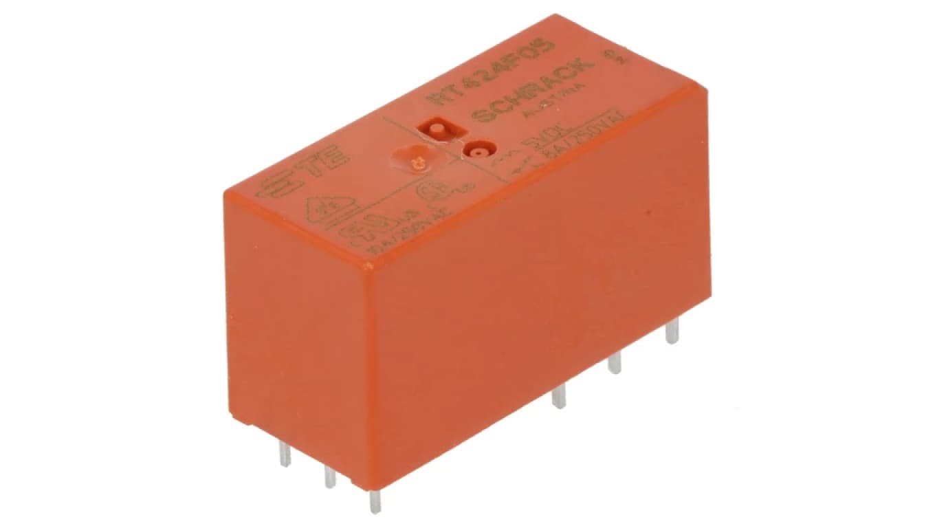 Przekaźnik elektromagnetyczny DPDT 5VDC 8A 8A 250VAC 5-1393243-2