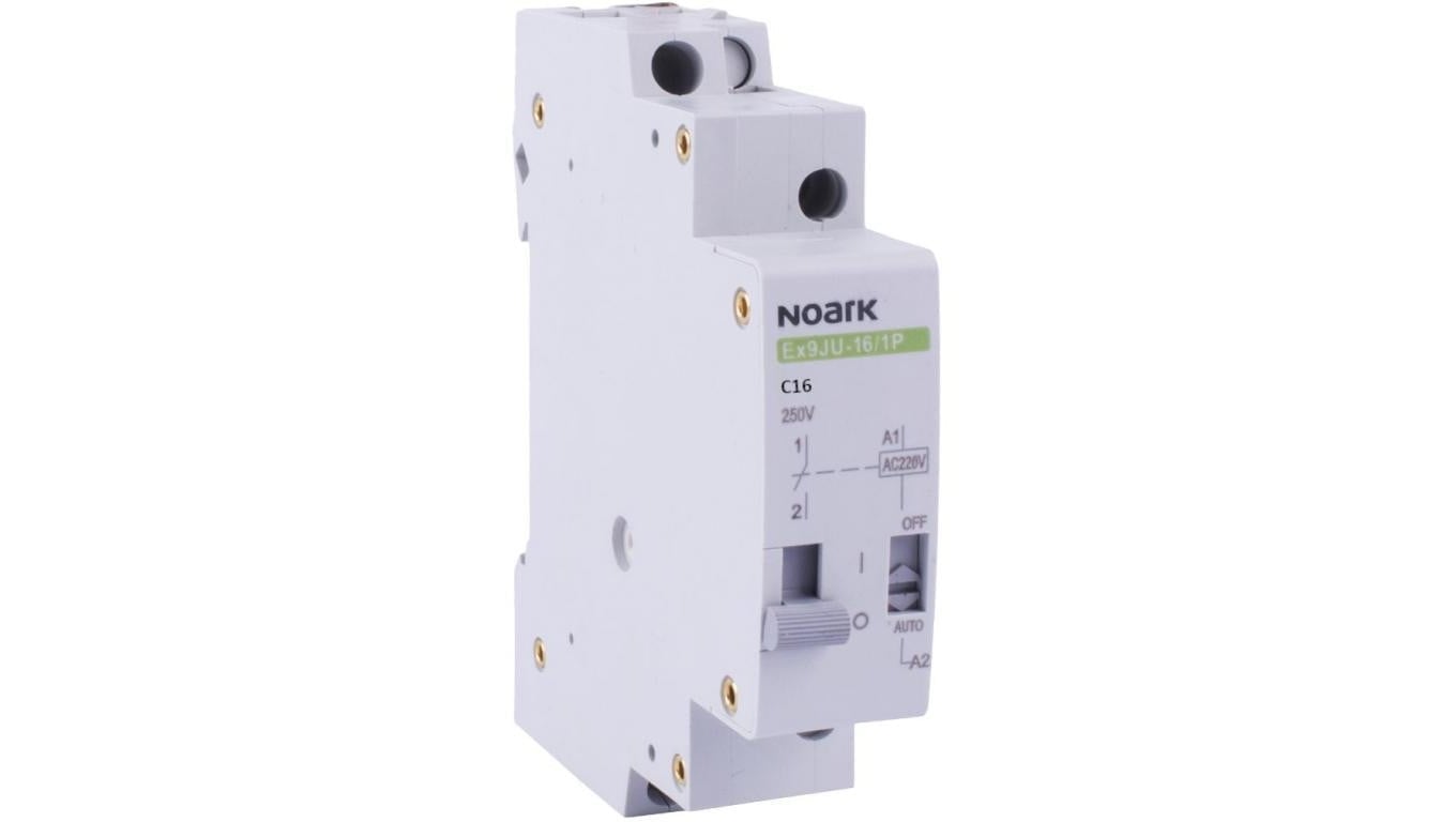 Przekaźnik impulsowy bistabilny 16A 1xNO cewka 230V TH35 instalacyjny 1-biegunowy 1-modułowy NOARK