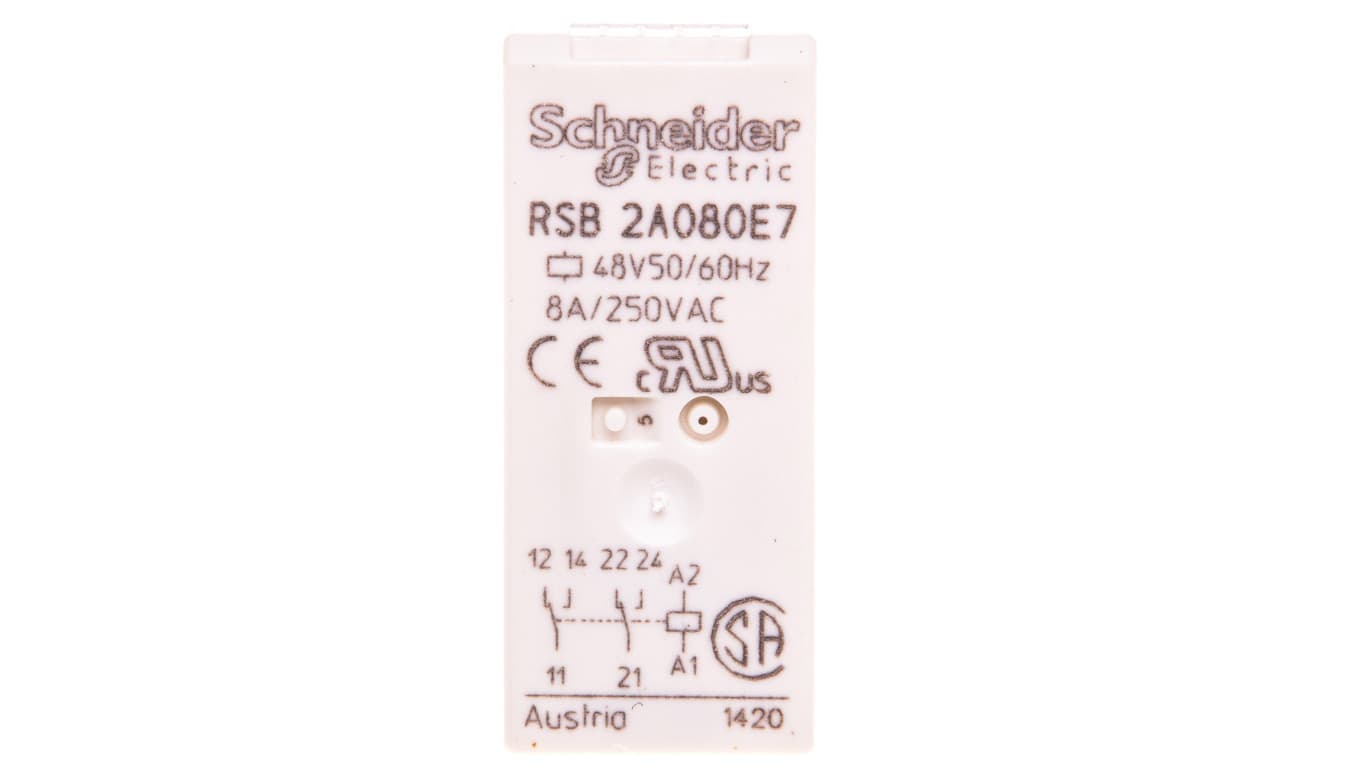 Przekaźnik miniaturowy 2P 8A 48V AC AgNi RSB2A080E7