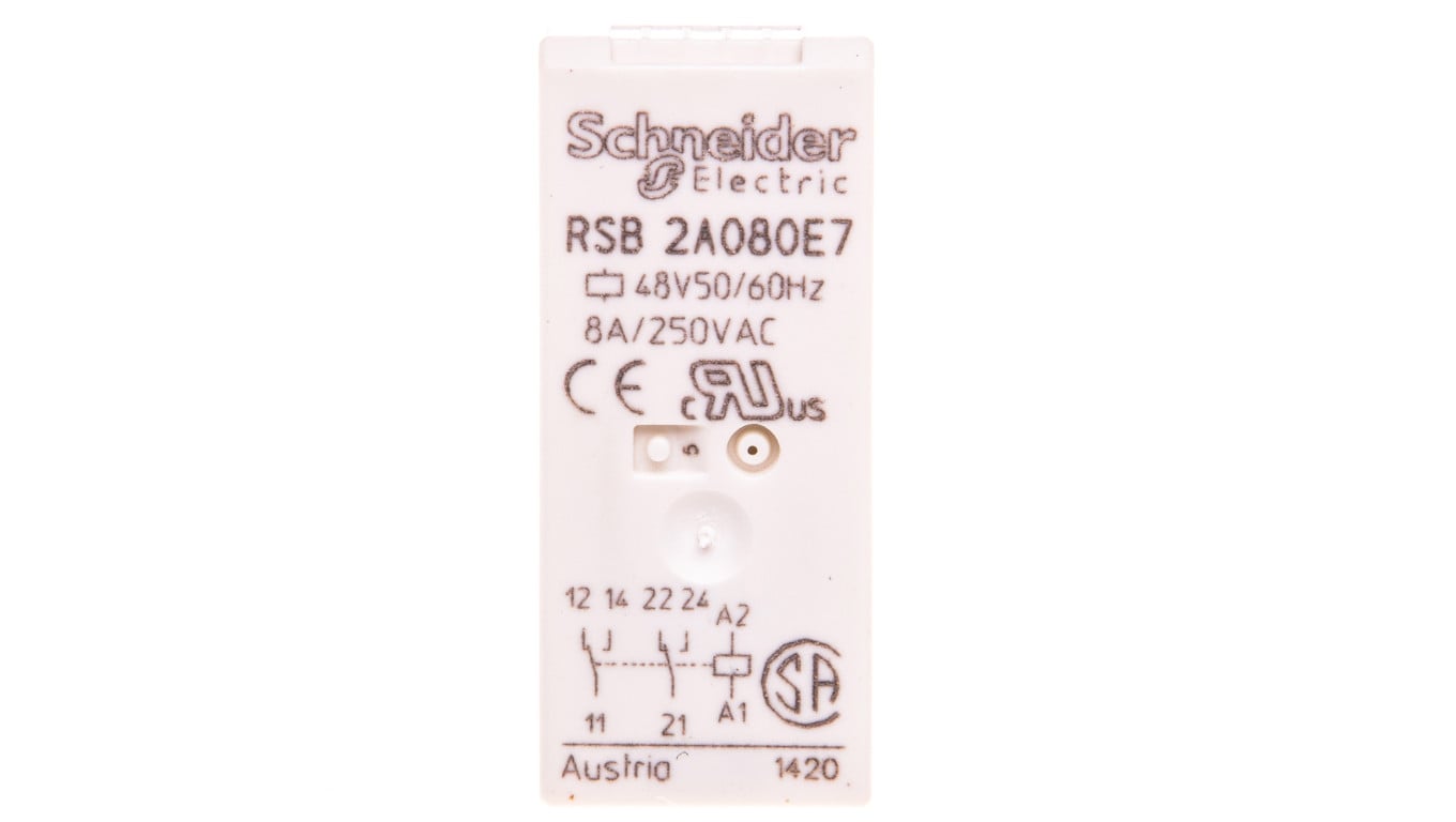 Przekaźnik miniaturowy 2P 8A 48V AC AgNi RSB2A080E7