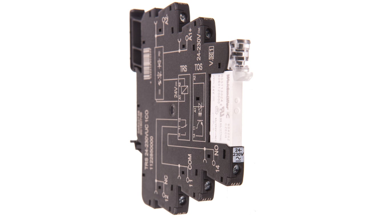 Przekaźnik przemysłowy 1P 6A 24-230V AC/DC TRS 24-230VUC 1CO 1122850000
