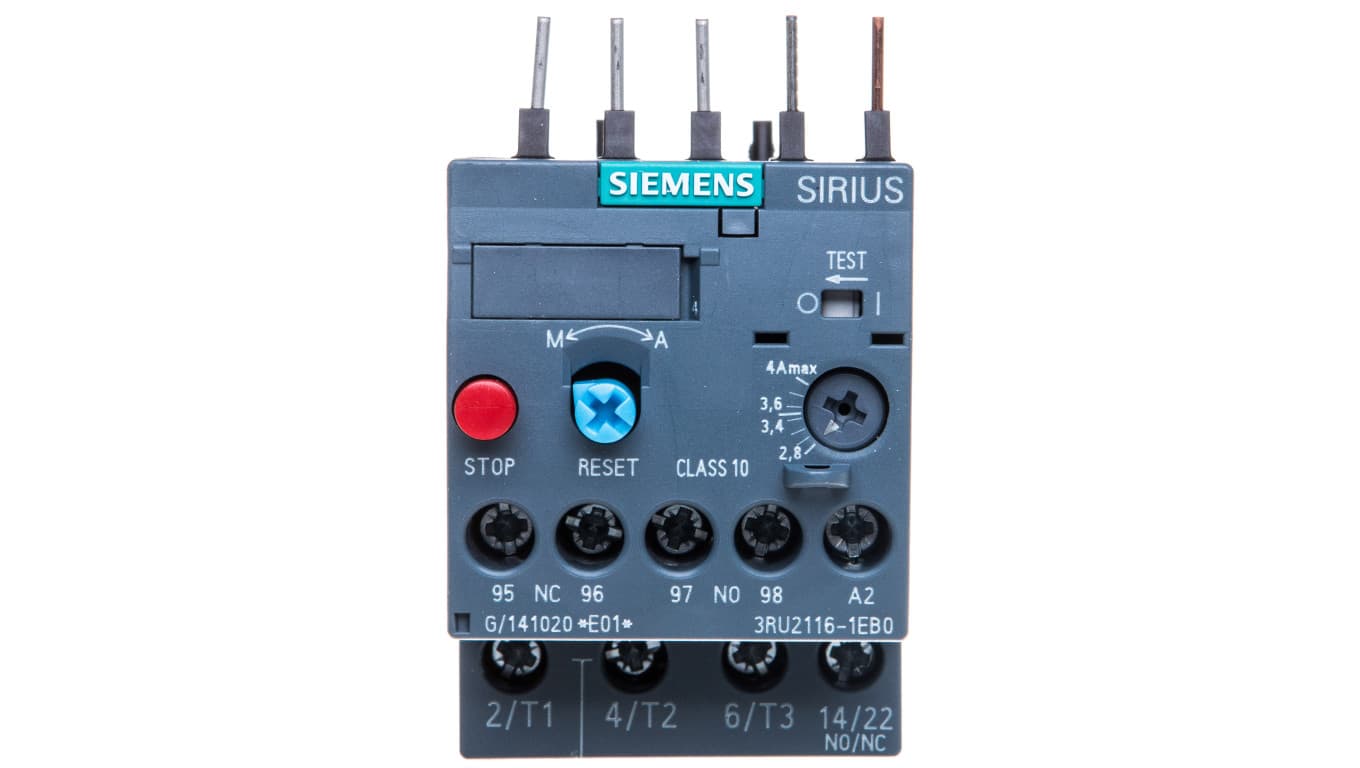Przekaźnik termiczny 2,8-4A S00 3RU2116-1EB0