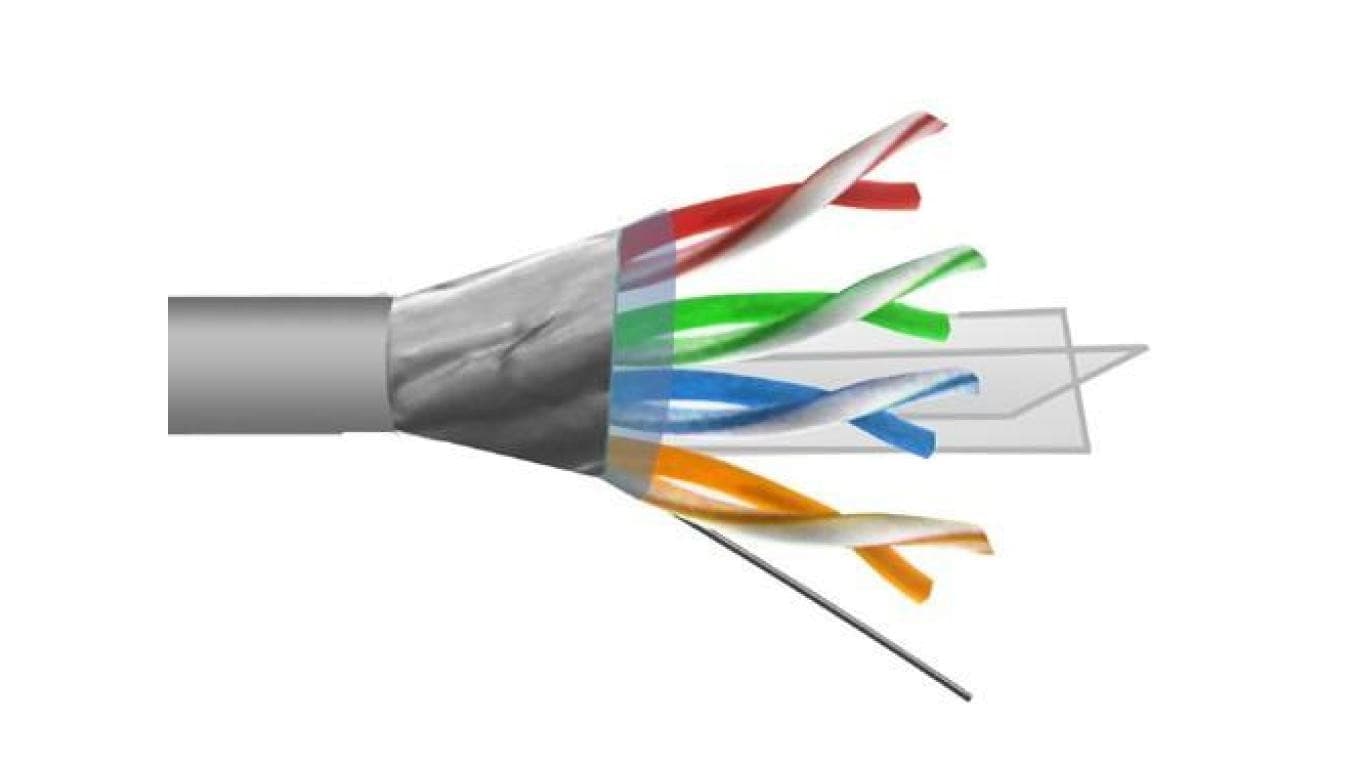 Przewód FTP6 drut Cu 305m MAXCABLE