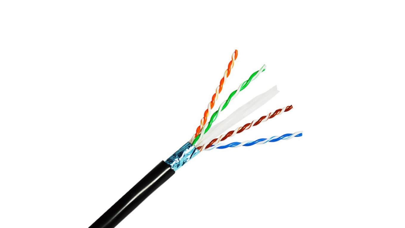 Przewód FTPw (F/UTP) kat.6 żelowany zewnętrzny do ziemi Multicable / Lanberg HQ Cu 305m 17681