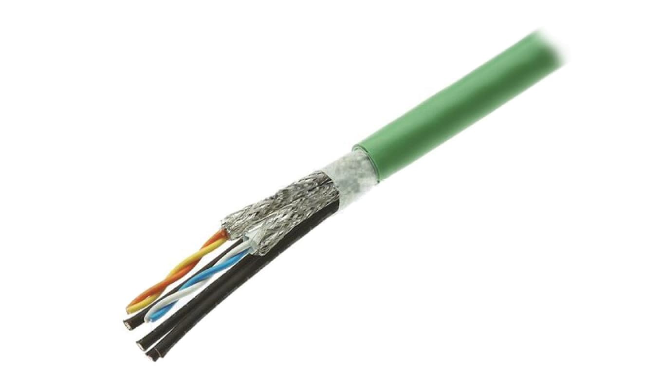 Przewód PROFINET Cat 5 Cu 22AWG FRNC 10m zielony