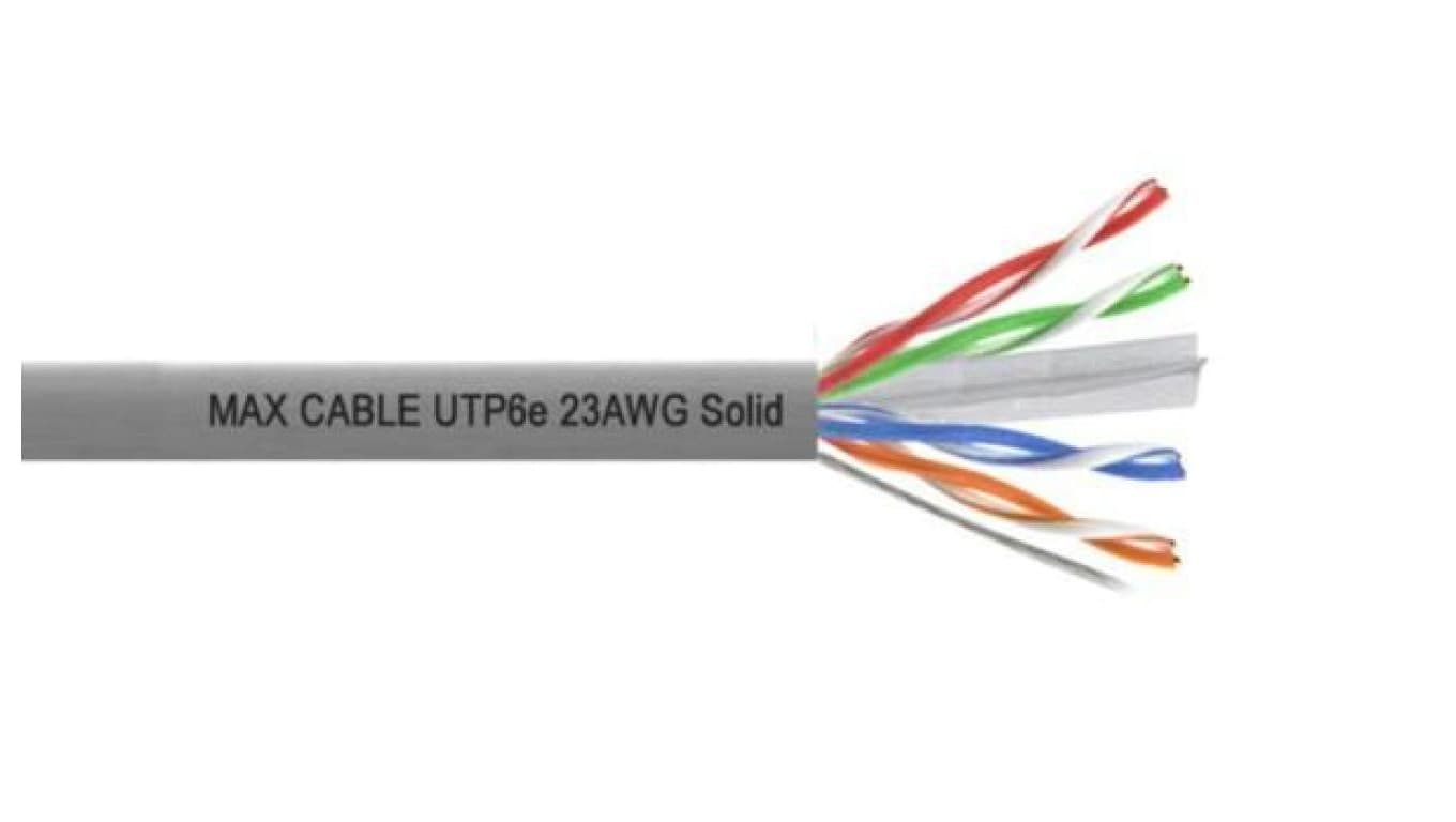 Przewód UTP6 drut CCA 305m MAXCABLE
