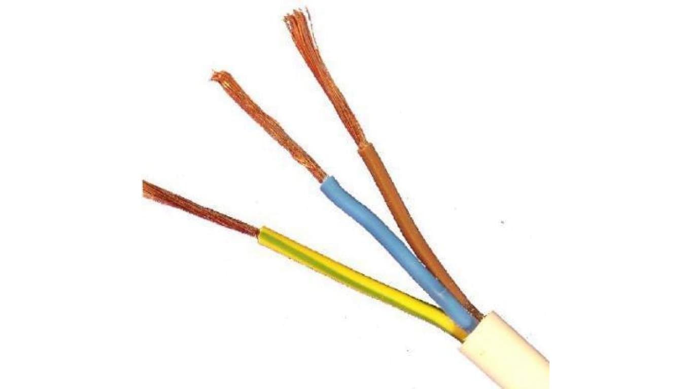 Przewód elektryczny mieszkaniowy OMYżo 3x1,00 300/500V 100m