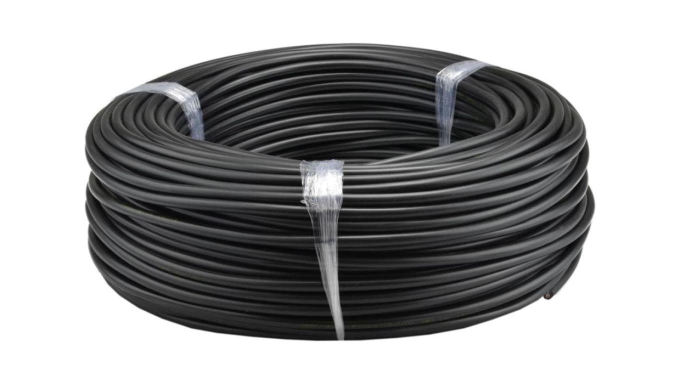 Przewód prądowy H03VV-F / OMY 300V 3x1 czarny linka Elektrokabel 25m