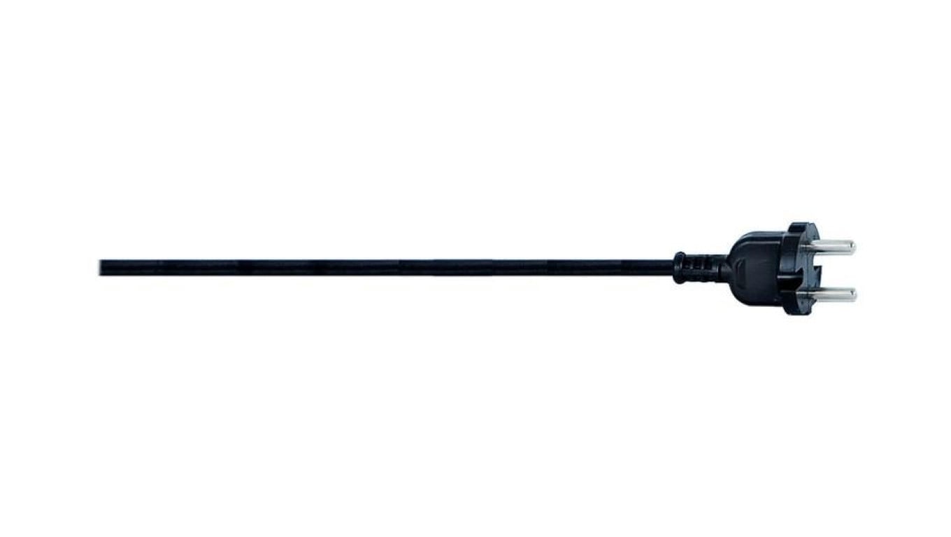 Przewód przyłączeniowy z wtyczką prostą OW (H05RR-F) 2x1,5mm2 - 5m