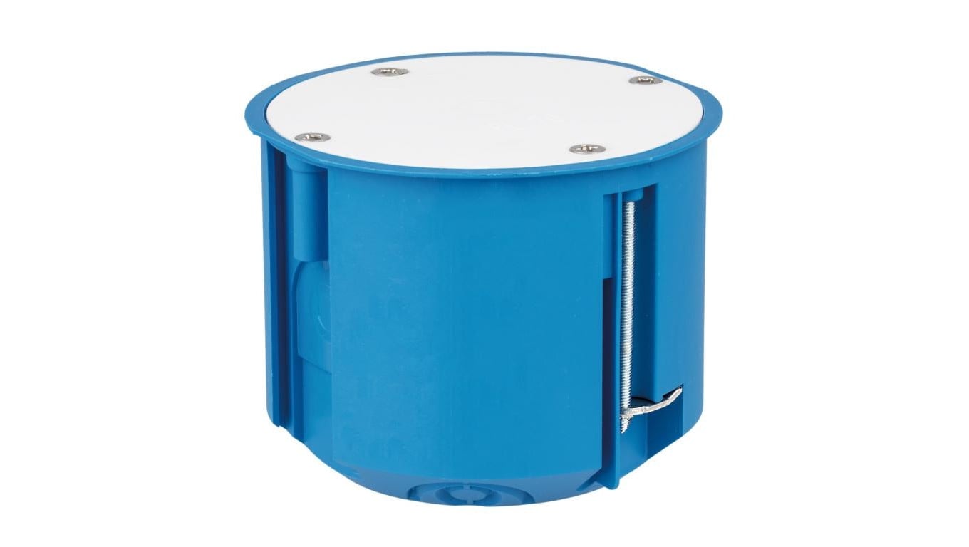 Puszka podtynkowa 70mm regips niebieska z pokrywą PV70 32150203 /12szt./
