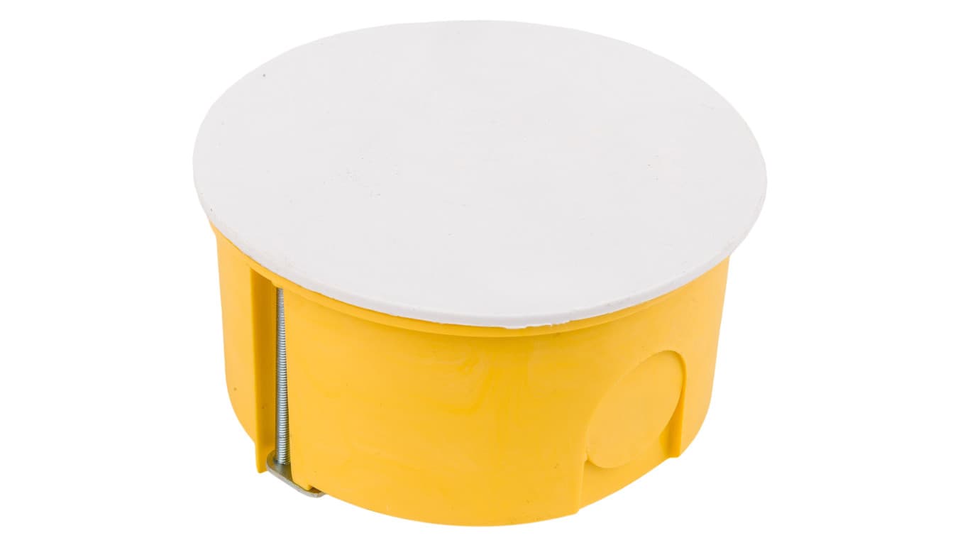 Puszka podtynkowa 80mm regips niepalna żółta PO-80 0209-0N /35szt/