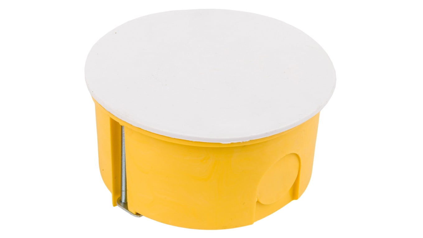 Puszka podtynkowa 80mm regips niepalna żółta PO-80 0209-0N /35szt/