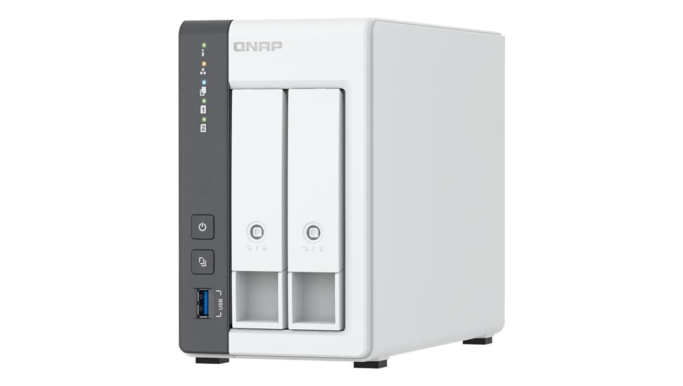 QNAP TS-216G 2-zatokowy serwer NAS, ARM, 4GB RAM, 1x 2,5GbE RJ-45, Tower